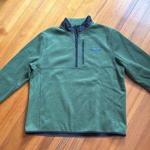 Vineyard Vines Olive Green Quarter-Zip Pullover